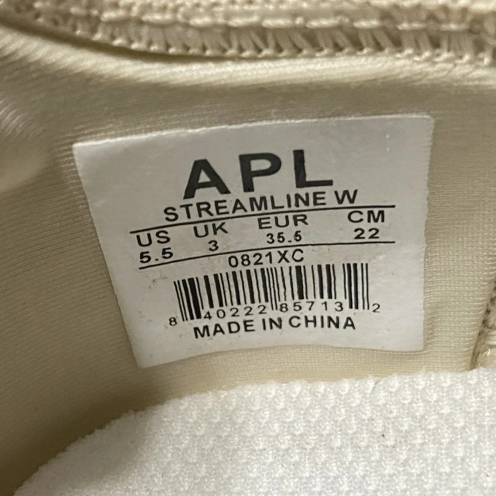 APL Streamline  Women's Parchment Black Leopard Running Shoes NEW Size 5.5 $320